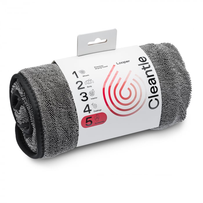 CLEANTLE Prosop uscare auto microfibra Looper, 70x90cm, 600gsm