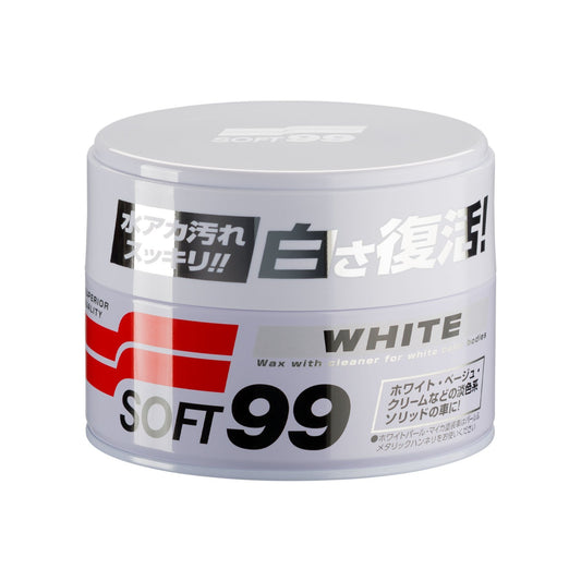 SOFT99 Ceara auto pentru culori deschise White Soft Wax 350g