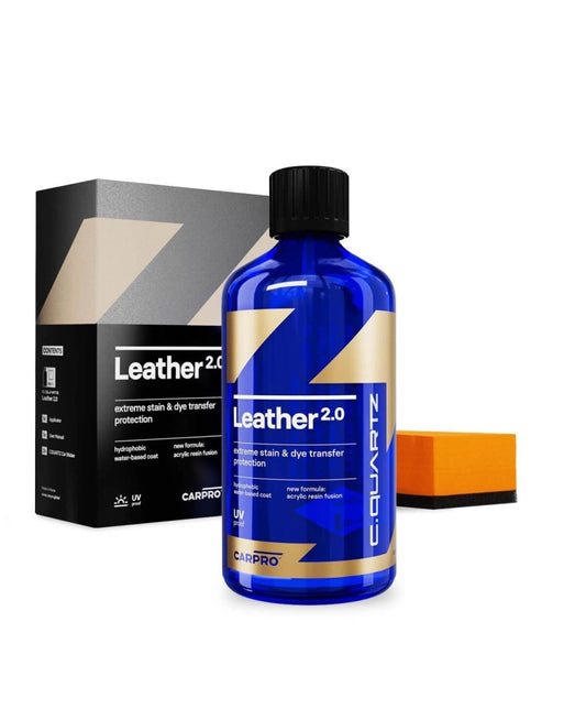 CarPro CQuartz Leather 2.0 coat - Protectie ceramica piele 50ml